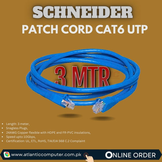 Schneider Patch Cord Cat6 UTP