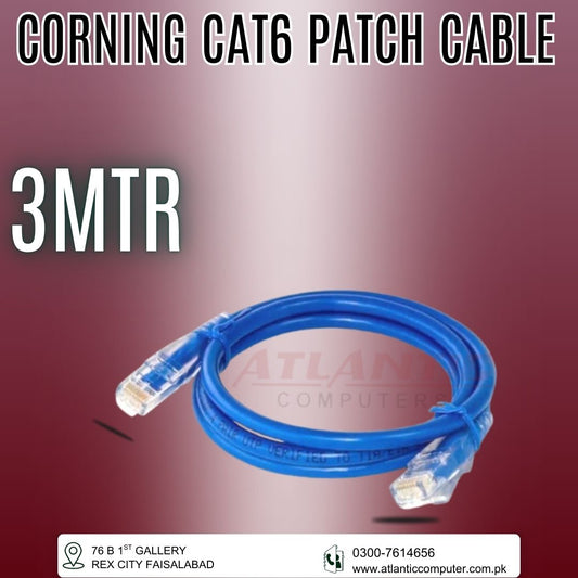 CORNING CAT6 PATCH CABLE 3MTR