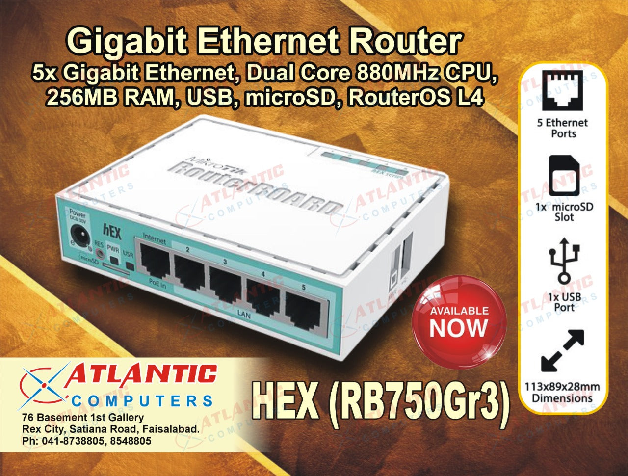Gigabit Ethernet Router