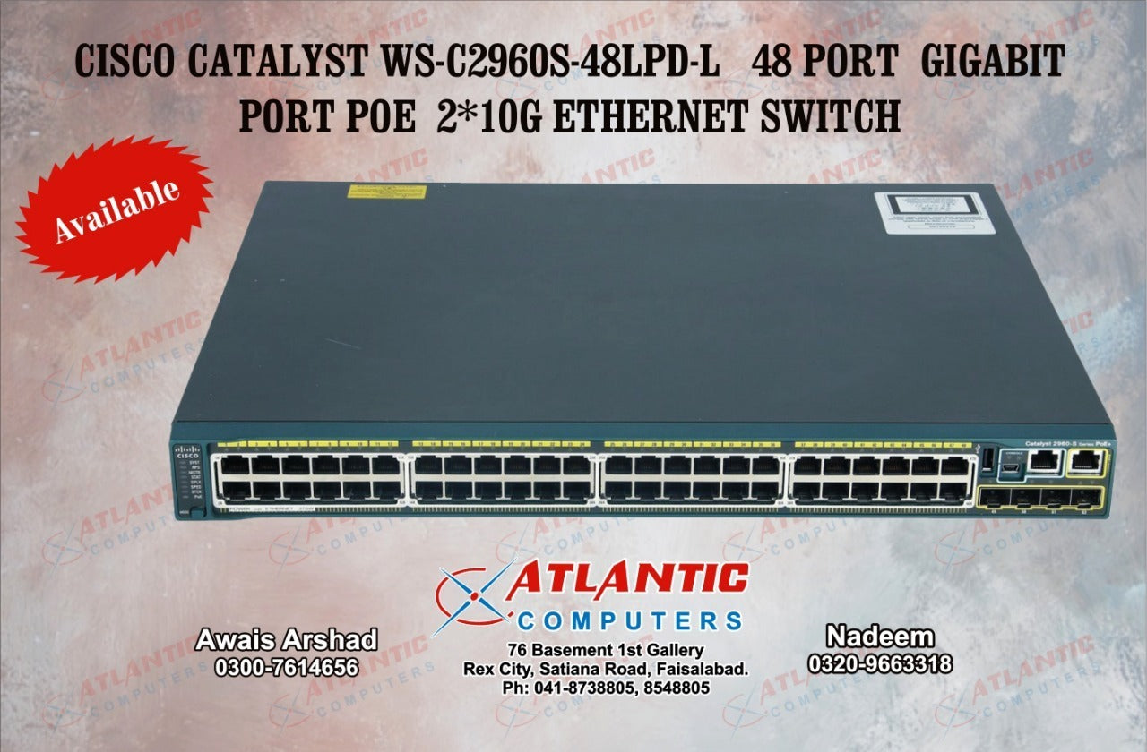 CISCO CATALYST WS C2960S-48LP-L