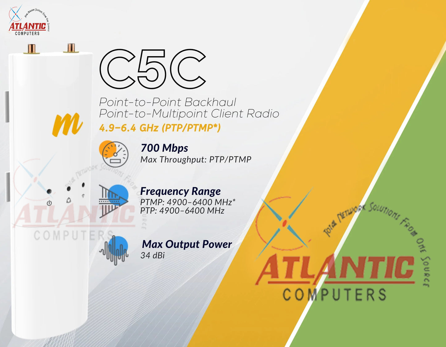 Mimosa C5c With POE (Single Unit)