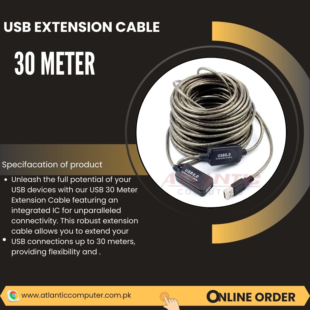 USB EXTENSION CABLE 30 METER
