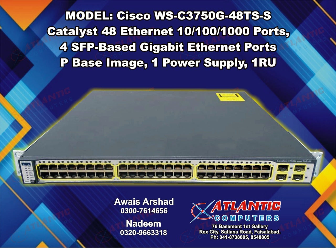 Cisco WS-C3750G-48TS-S