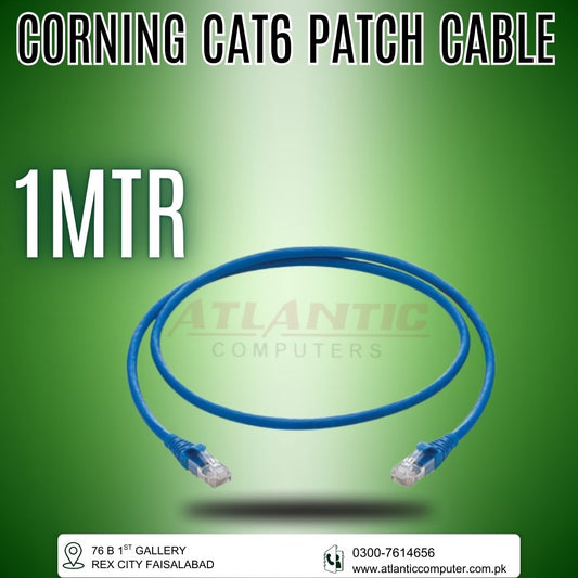 CORNING CAT6 PATCH CABLE 1MTR