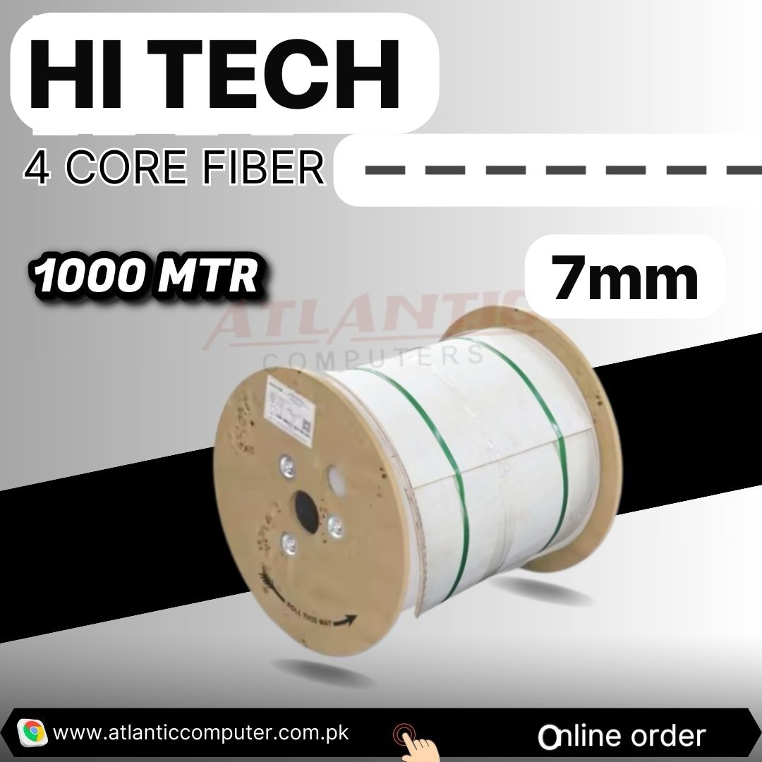 HI TECH 4 CORE FIBER 7mm (1000 MTR)