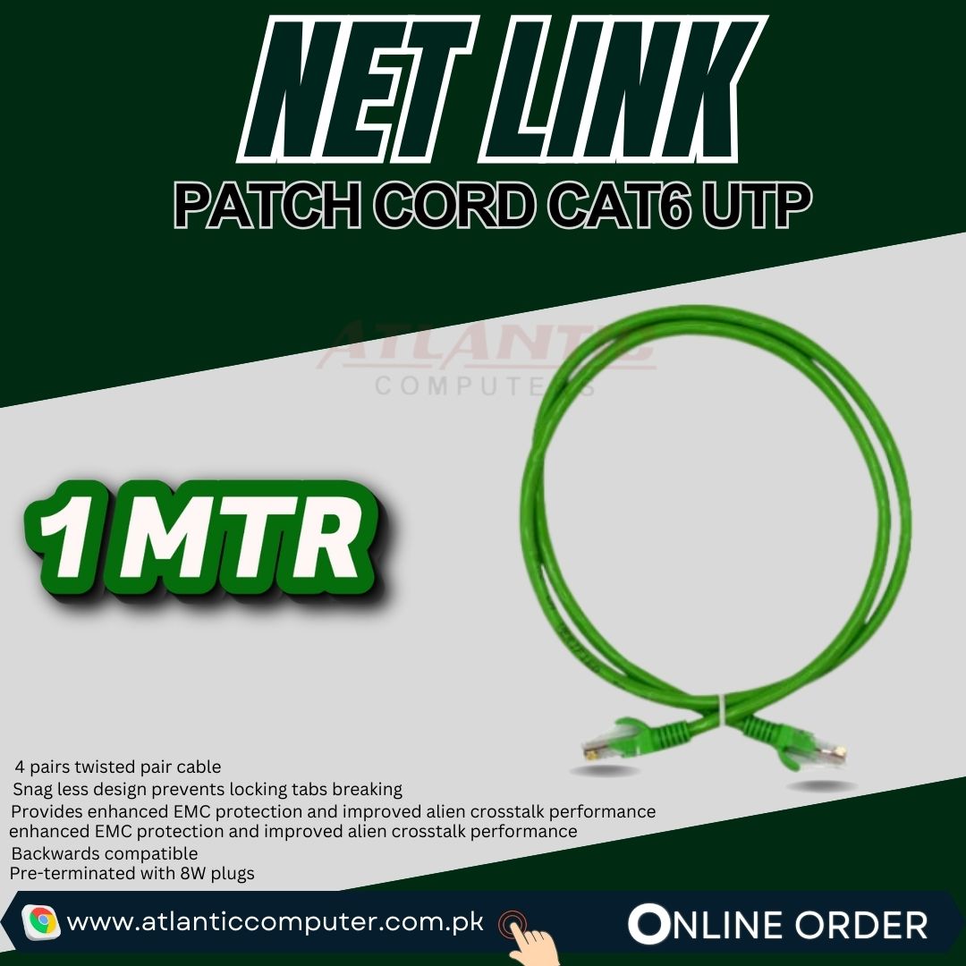 NET LINK PATCH CORD CAT6 UTP