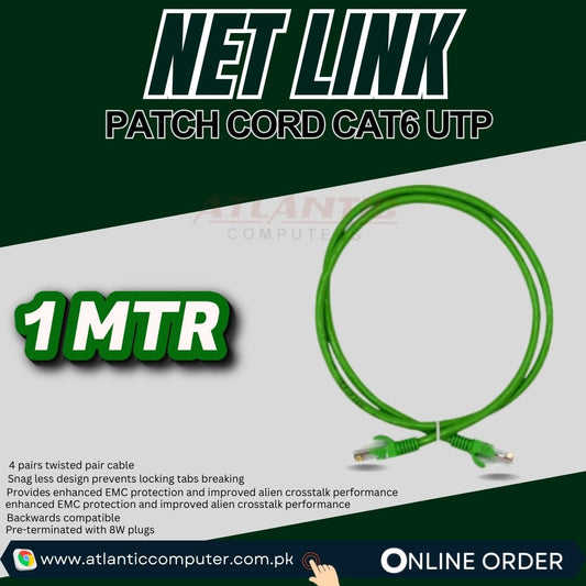 NET LINK PATCH CORD CAT6 UTP