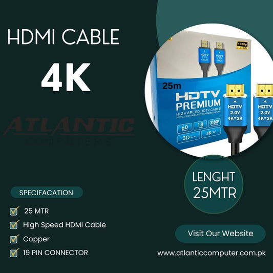 HDMI CABLE 4K (LENGTH 25 MTR)