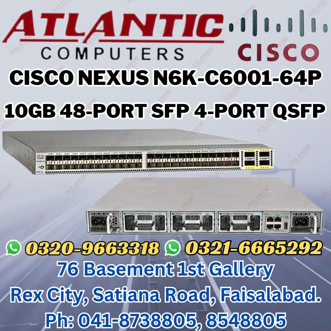 Cisco Nexus N6K-C6001-64P Switch