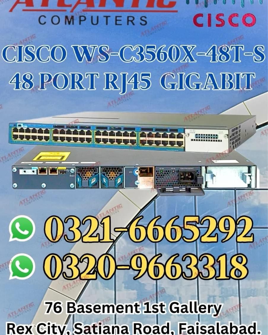 CISCO WS-3560PX-48T-S