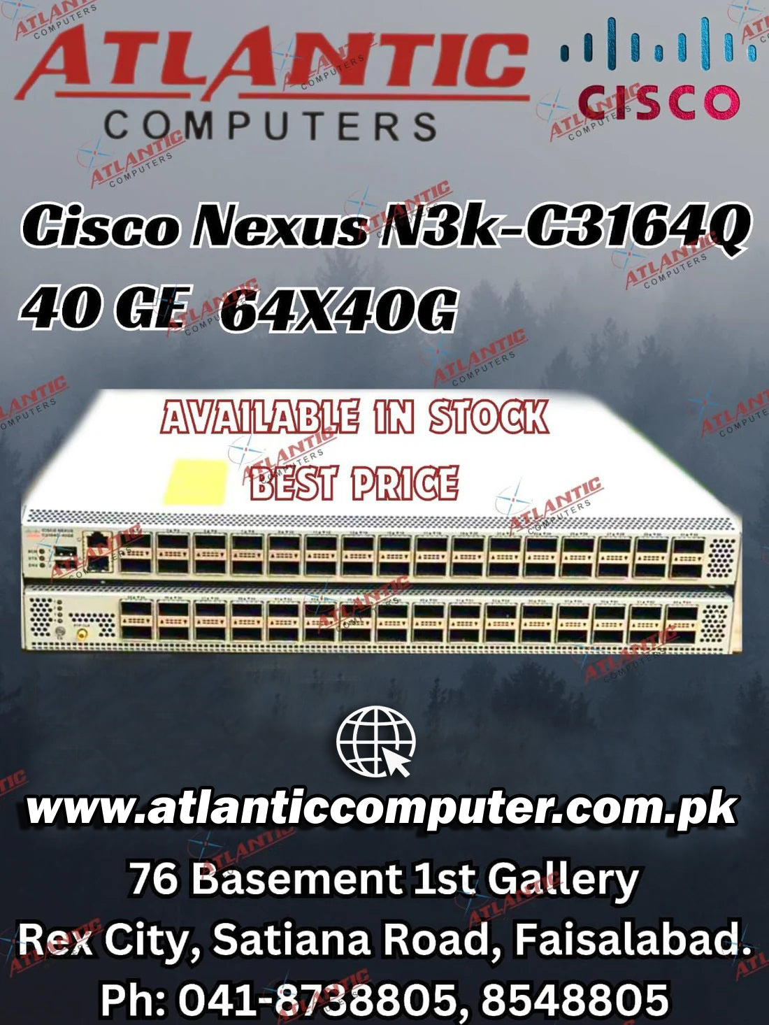 Cisco Nexus N3K-3164Q Switch