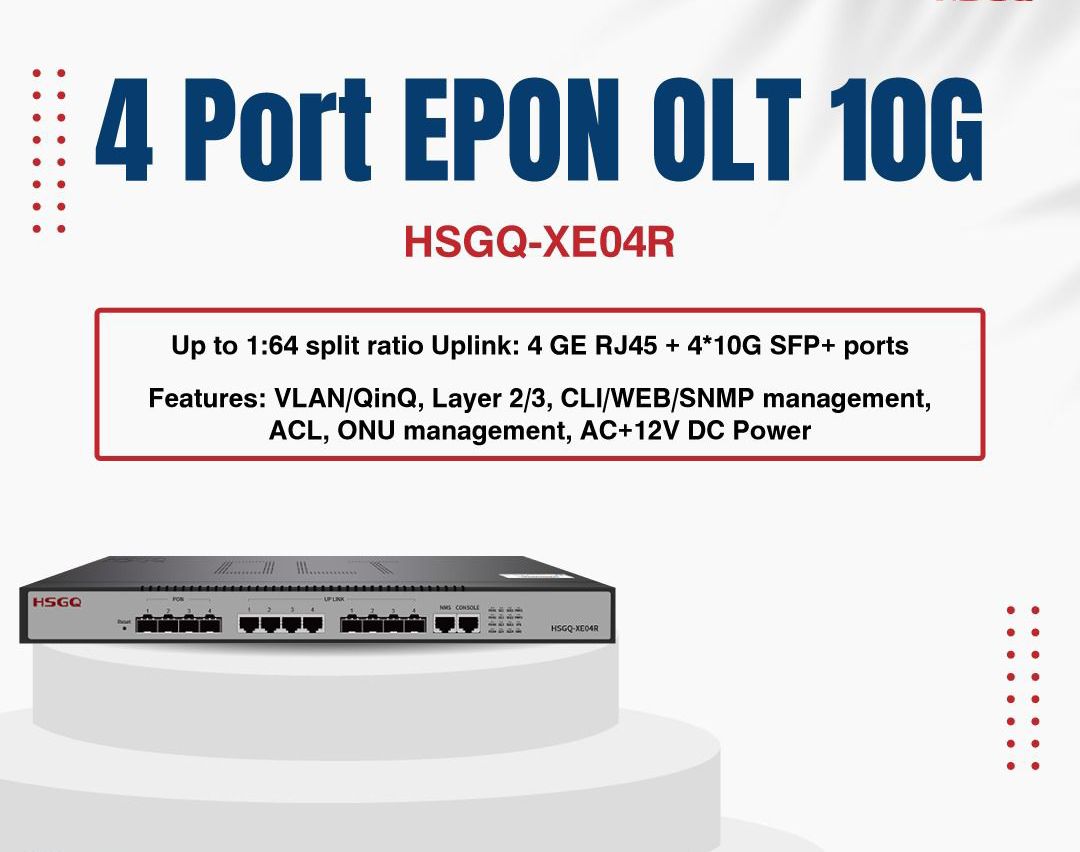 HSGQ - 4 Port EPON PLT 10 G