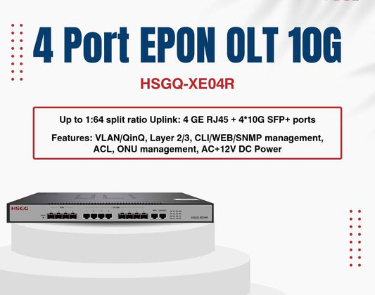 HSGQ - 4 Port EPON PLT 10 G
