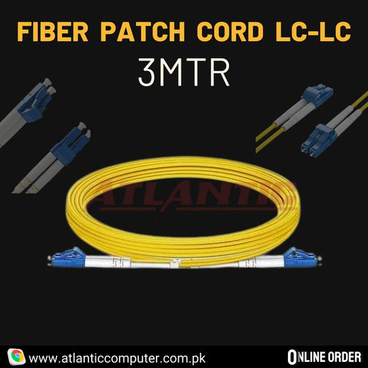 FIBRE PATCH CORD LC-LC 3 MTR