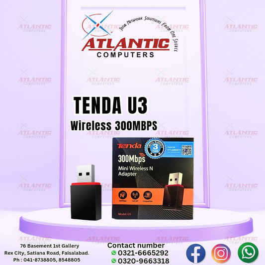 TENDA U3 WIRELESS 300 MBPS