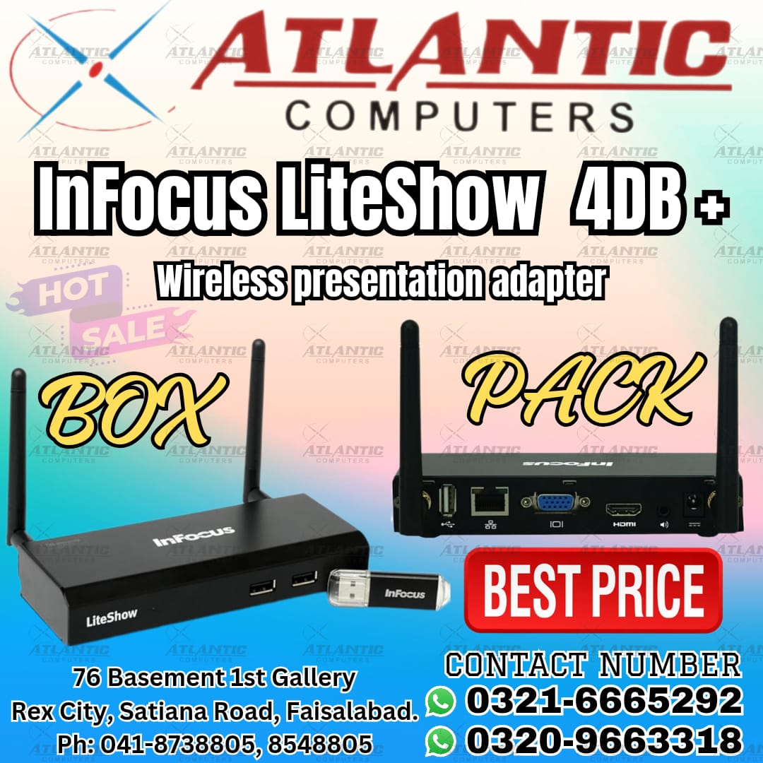 InFocus LiteShow 4DB + Wireless Presentation Adapter