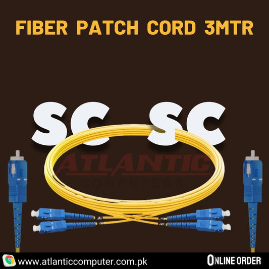 FIBER PATCH CORD 3 MTR SC SC
