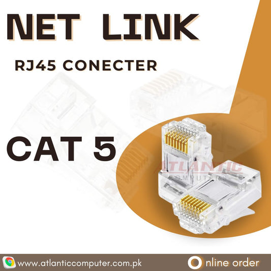 NETLINK RJ45 CONNECTOR CAT 5E (100 Pcs)