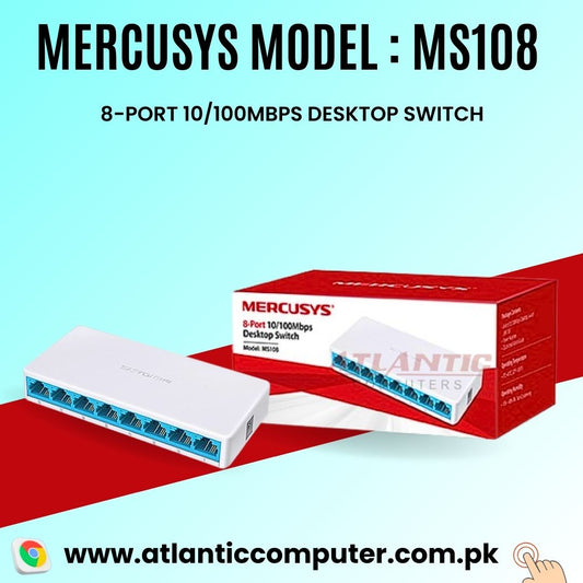 MERCUSYS MS108 8-PORT 10/100Mbps