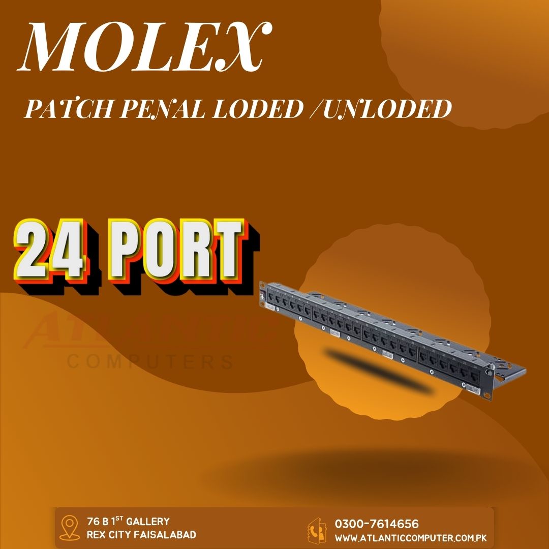 MOLEX PATCH PENAL LODED / UNLODED 24 PORT