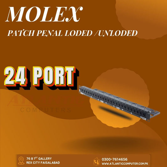MOLEX PATCH PENAL LODED / UNLODED 24 PORT