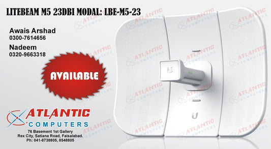 UBIQUITI LITE BEAM M523 MODEL LBE-M5-23