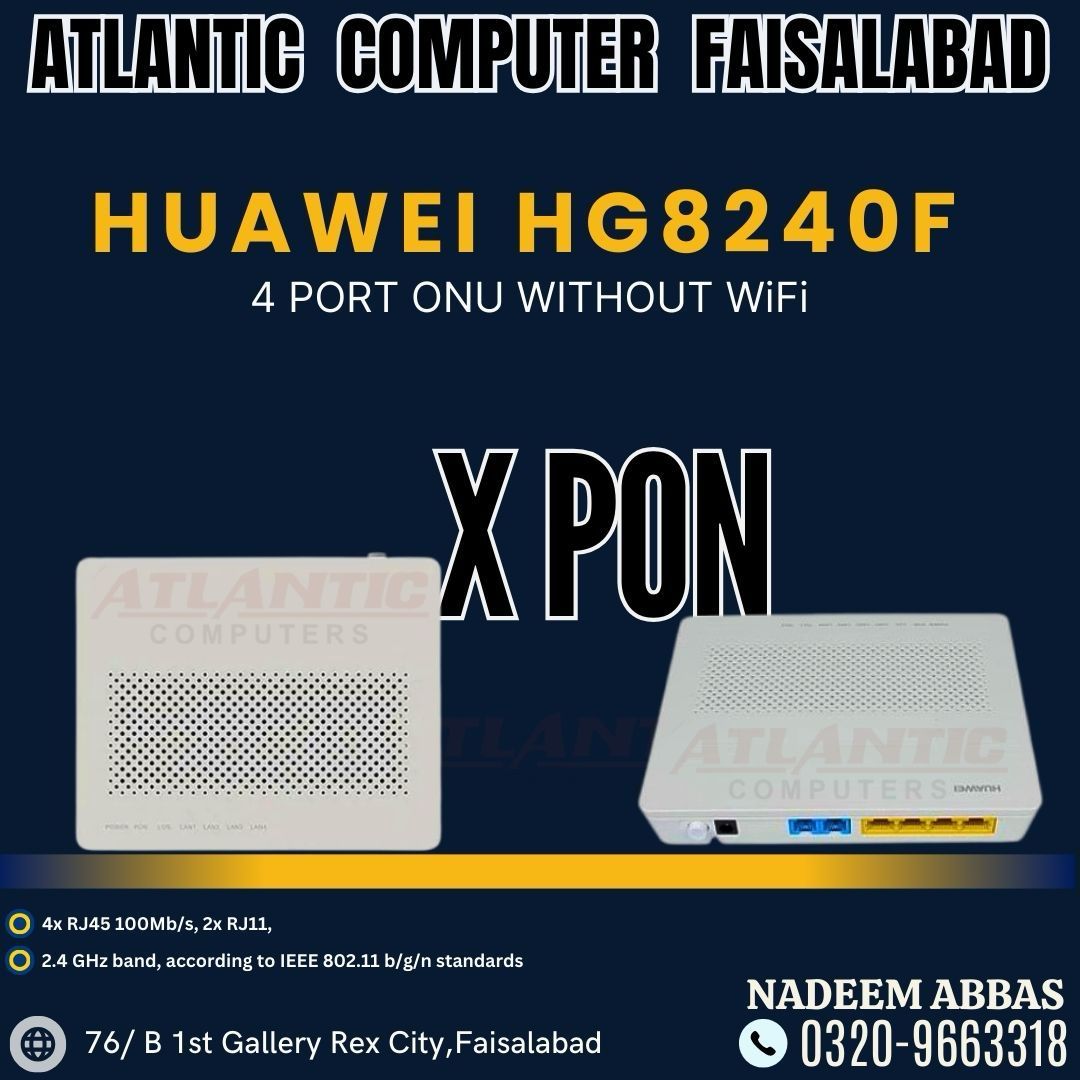 HUAWEI HG8240F XPON ONU