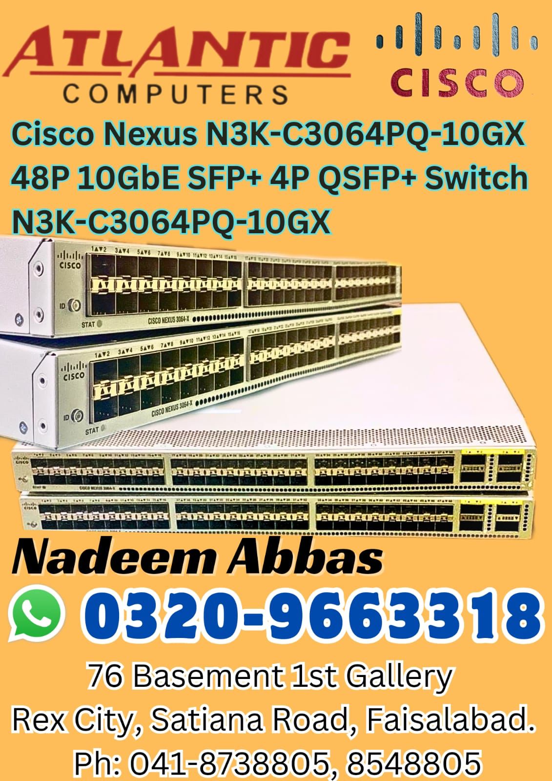 Cisco Nexus N3K-C3064PQ-10GX