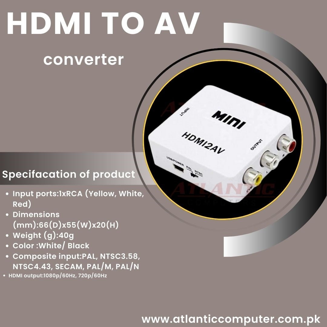 HDMI TO AV Converter Mini