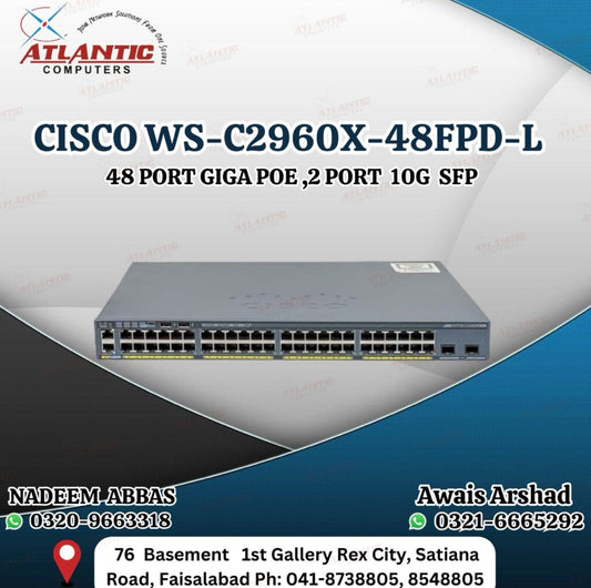 CISCO WS-C2960X-48FPD-L