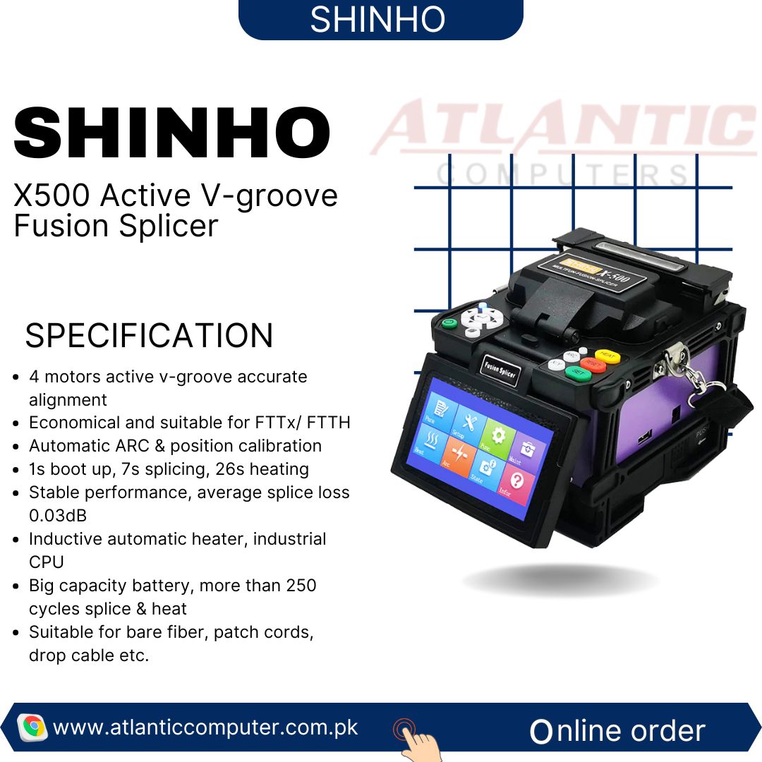 SHINHO X500 Active V-groove Fusion Splicer