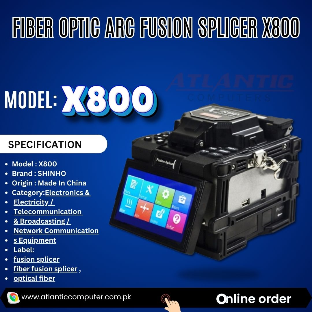 FIBER OPTIC ARC FUSION SPLICER X800