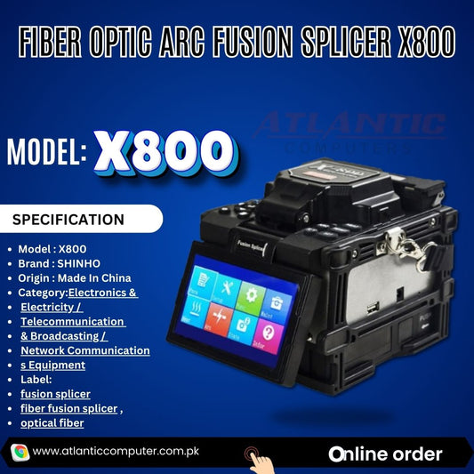 FIBER OPTIC ARC FUSION SPLICER X800