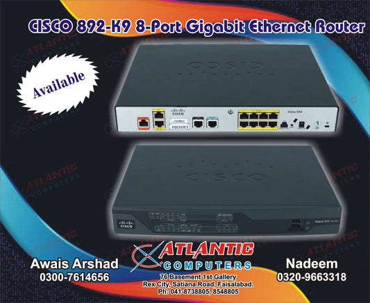 Cisco 892-K9-8-PORT Gigabit