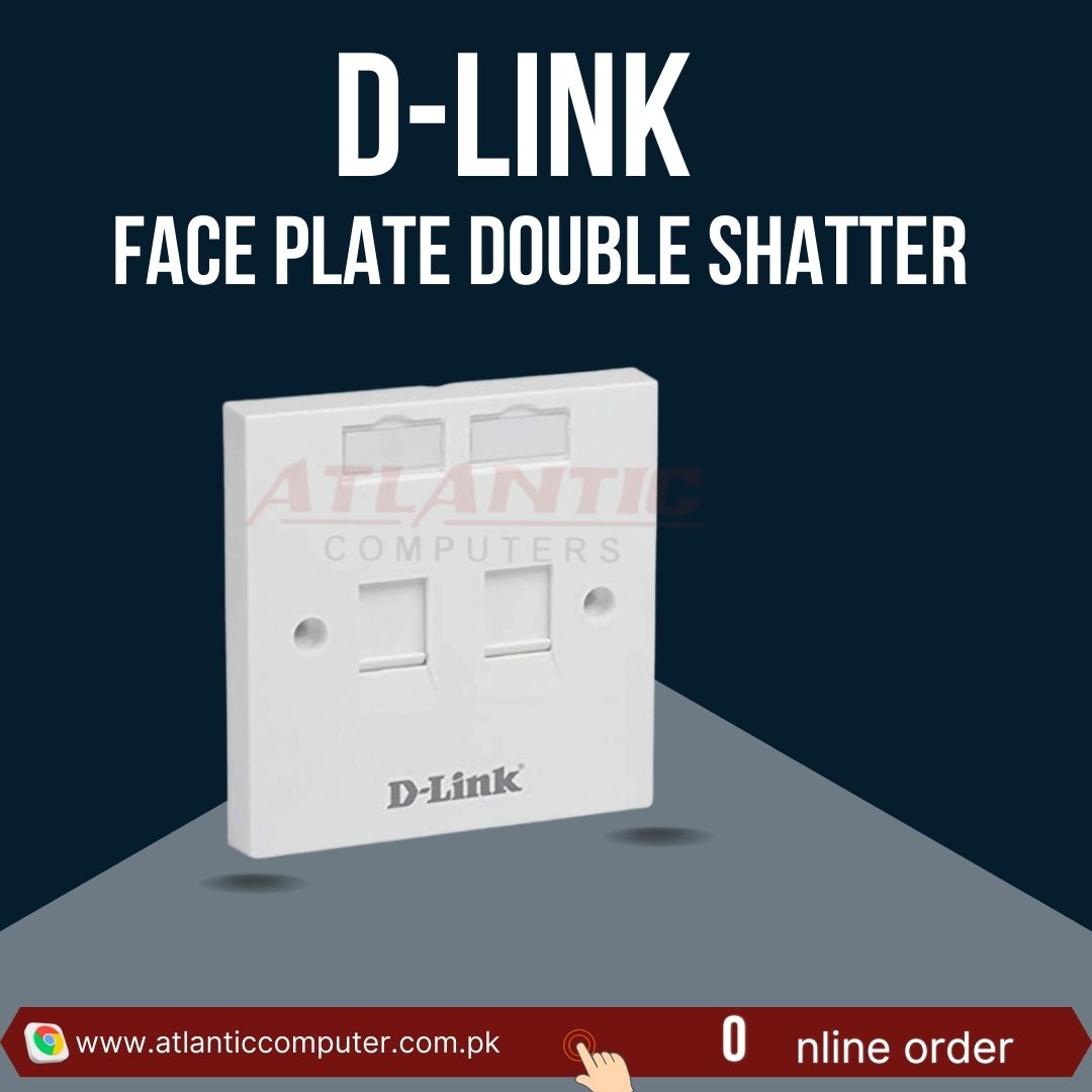 D-LINK Face Plate Double Shatter