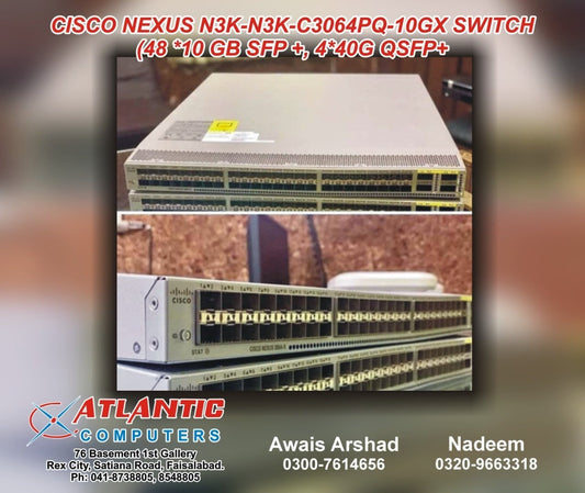 CISCO NEXUS N3K-3064PQGX SWITCH