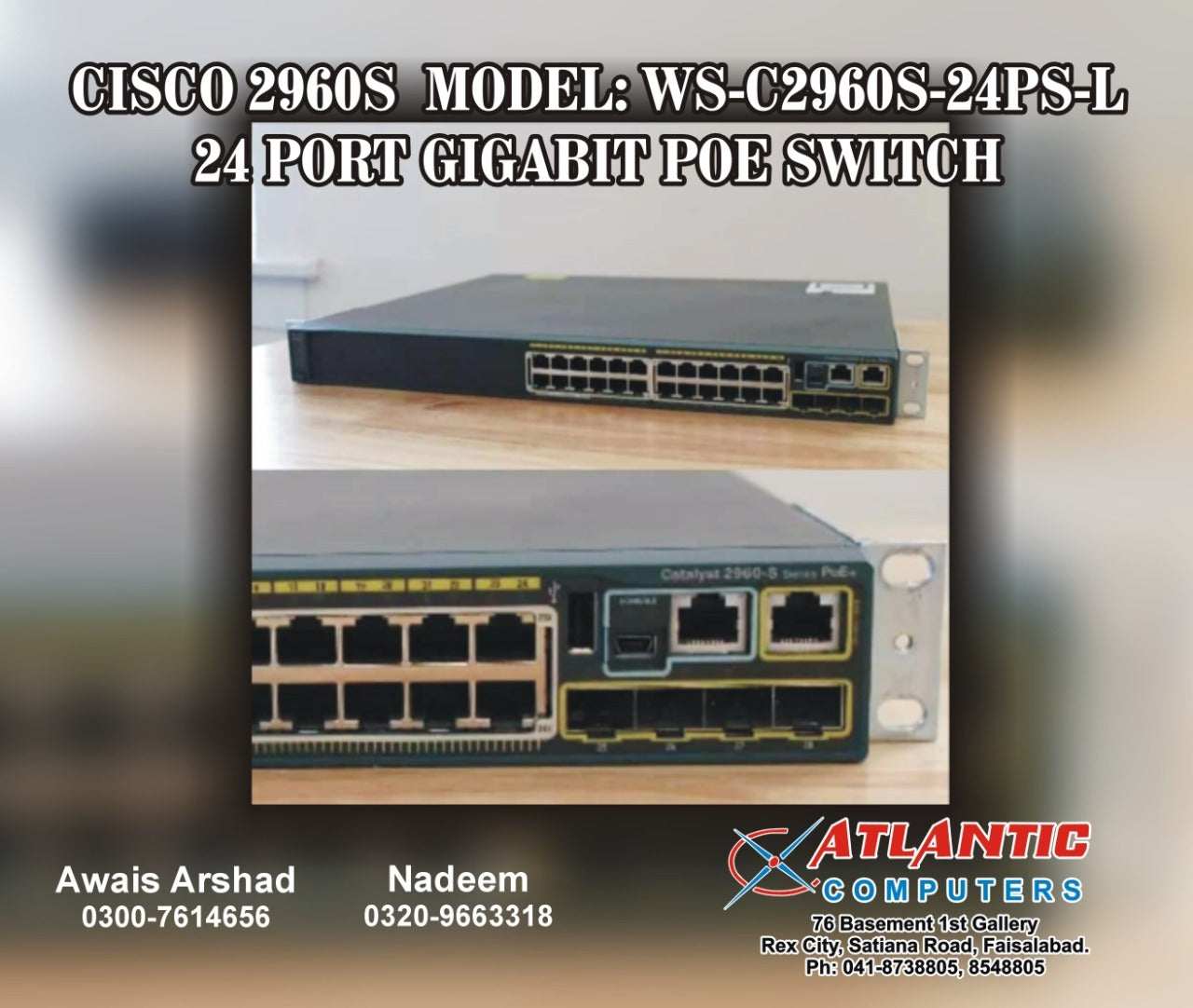 Cisco WS-C2960S-24PS-L