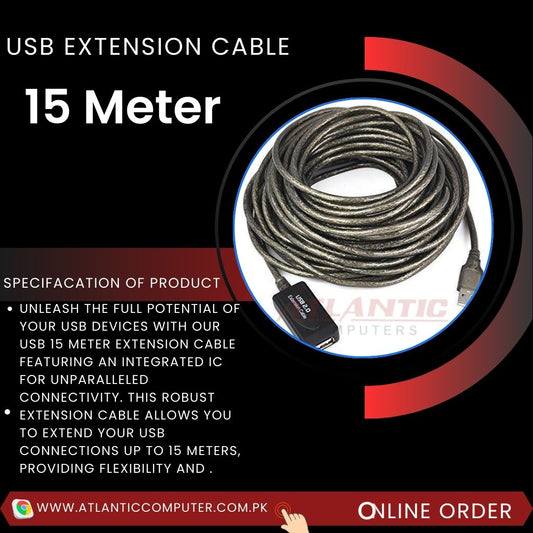 USB EXTENSION CABLE 15 Meter