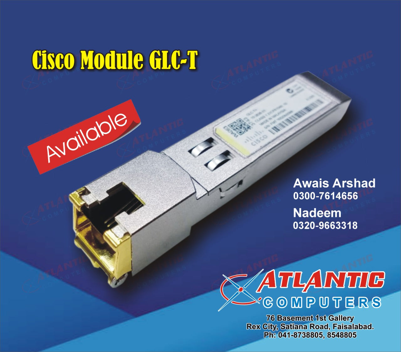 CISCO MODULE GLC-T