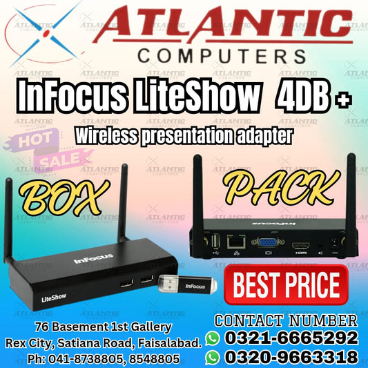 InFocus LiteShow 4DB + Wireless Presentation Adapter