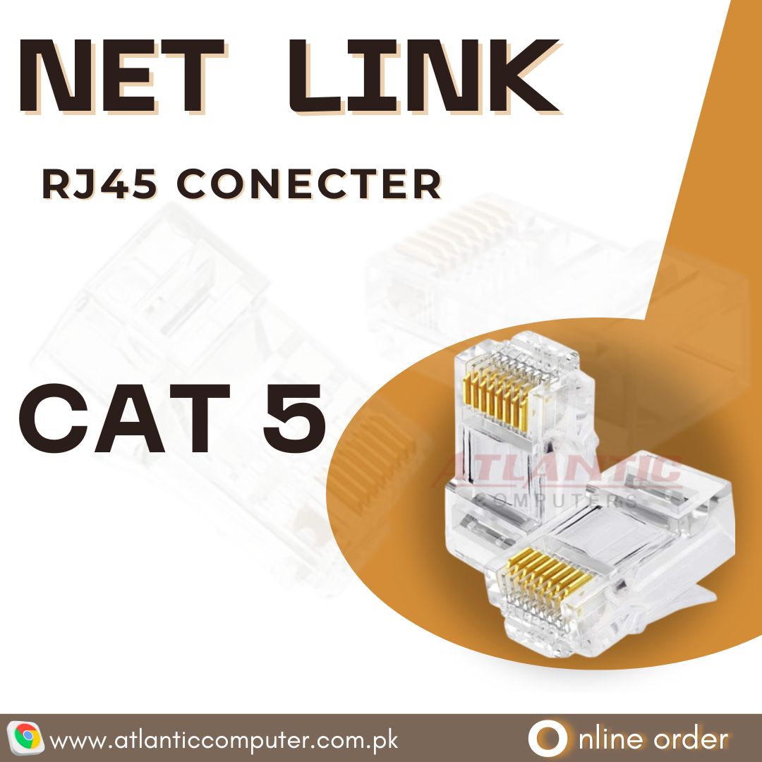 NETLINK RJ45 CONNECTOR CAT 5E (100 Pcs)