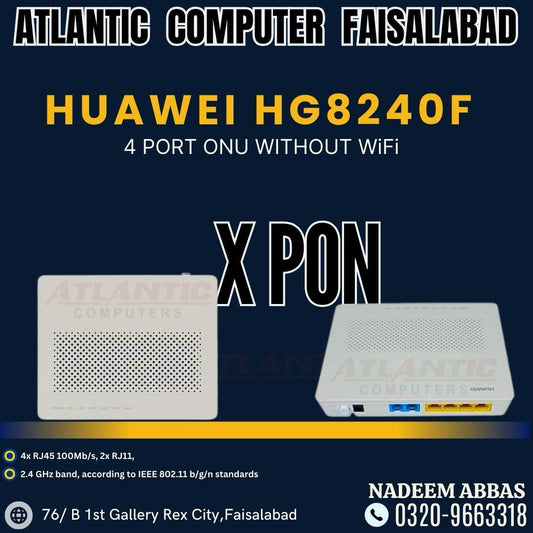 HUAWEI HG8240F XPON ONU